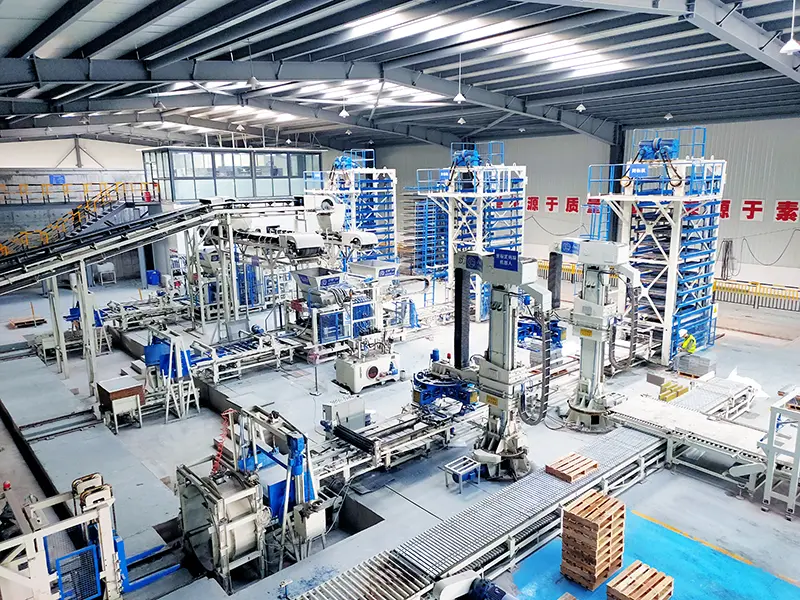 Linia do produkcji cegieł przepuszczalnych